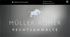 Desktop Screenshot of medienrechtsanwaelte.de